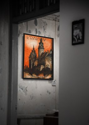 Plakat do pokoju Krakow Chemins de fer de l'etat Polonais