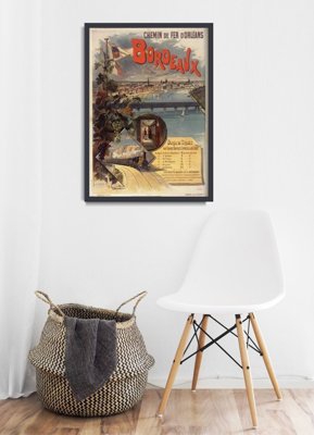 Retro plakat Bordeaux France