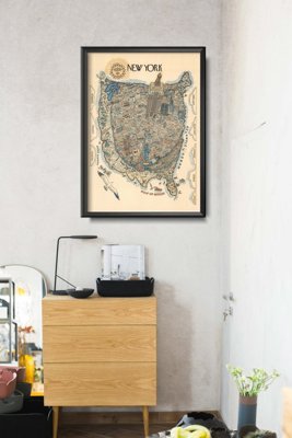 Plakat w stylu vintage Nowy Jork