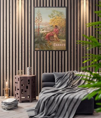 Plakatyw stylu retro Plakat z Cannes