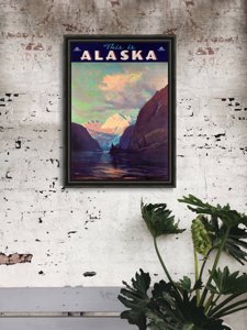 Plakat retro To jest Alaska