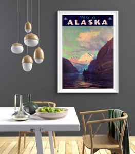 Plakat retro To jest Alaska