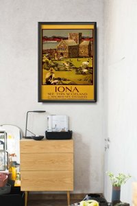 Plakat w stylu vintage Lona Zobacz tę Szkocję
