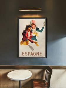 Plakat retro do salonu Hiszpania