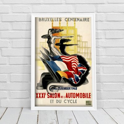 Plakat do pokoju Salon aut Bruksela