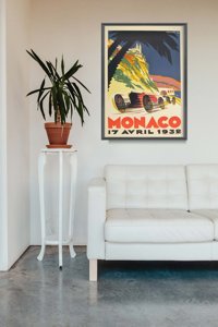 Plakat na ścianę Samochody Monako