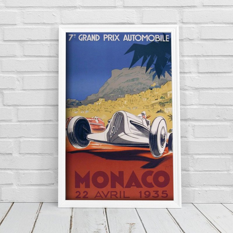 Plakat do pokoju Grand Prix Automobile Monaco