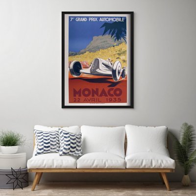 Plakat do pokoju Grand Prix Automobile Monaco