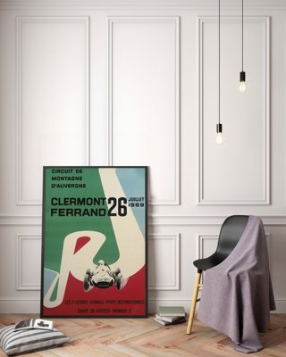 Plakat retro do salonu Formule Coupe De Vitesse