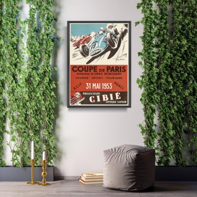 Plakat vintage do salonu Coupe De Paris