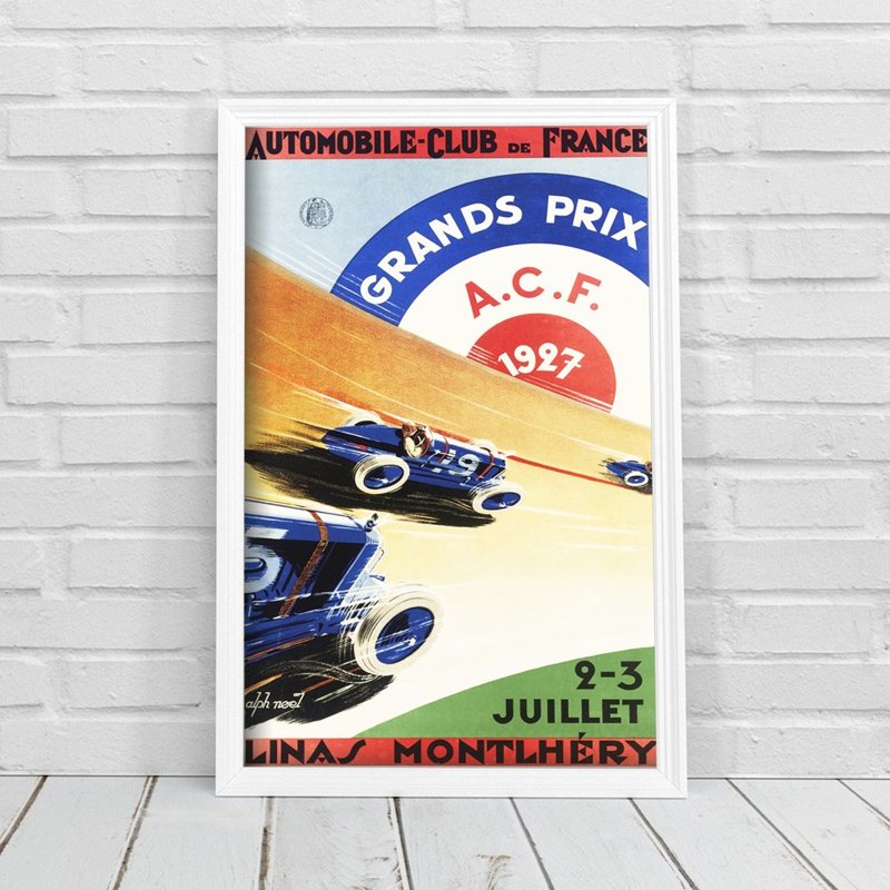Plakat do pokoju Automobile Grand Prix France