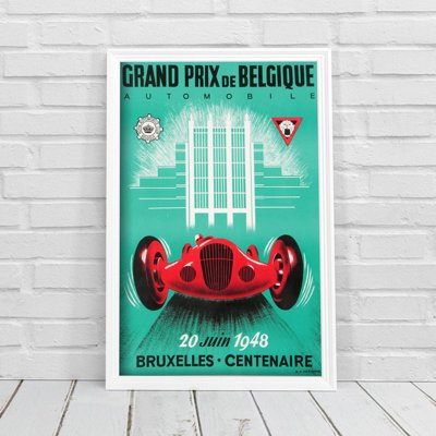 Plakat na ścianę Grand Prix De Belgique Automobile