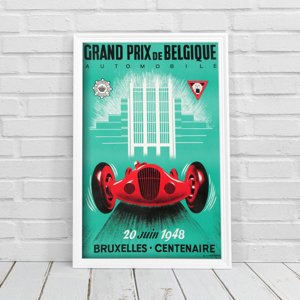 Plakat na ścianę Grand Prix De Belgique Automobile