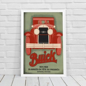Plakat w stylu vintage Rene Vincent Buick Automobile