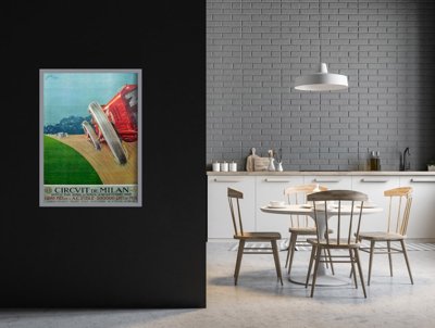 Plakat na ścianę Grand Prix Circvit de Milan Grand Prixde L’A.C d’Italie