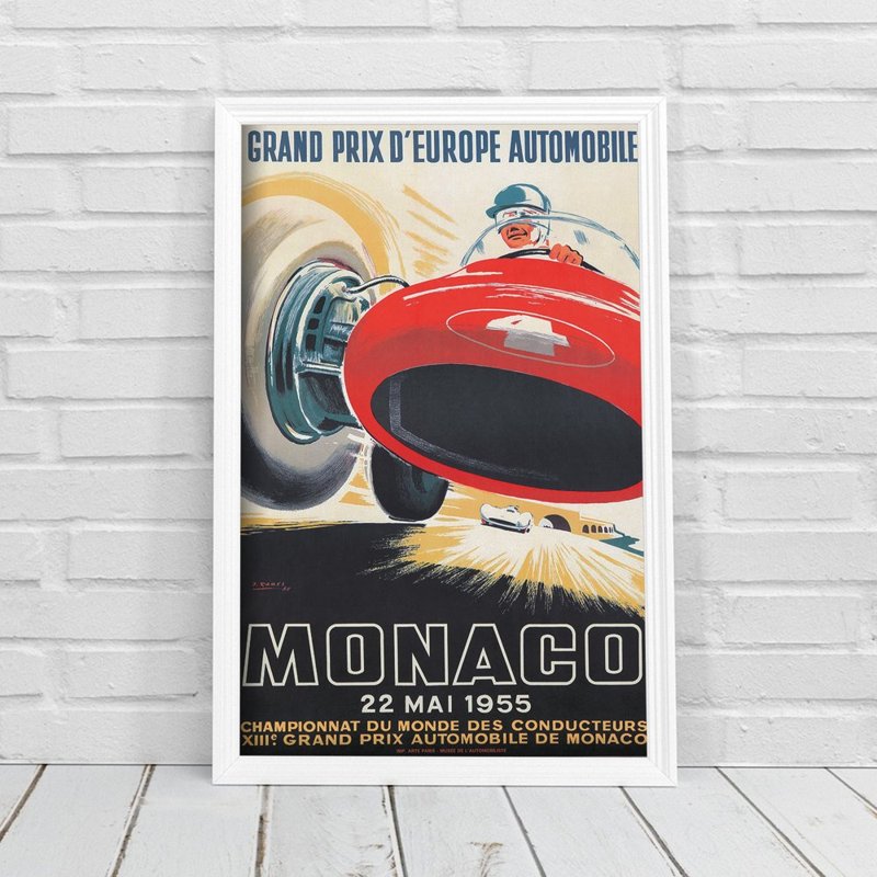 Plakat na ścianę Grand Prix Monako