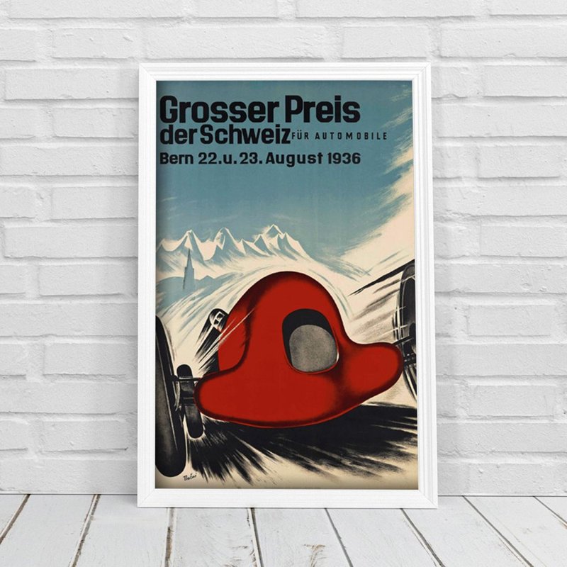 Plakat do pokoju Grosser Preis der Schweiz für Automobile