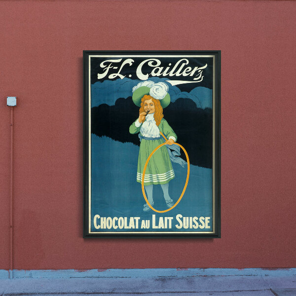 Plakat na ścianę Chocolat au Lait Suisse