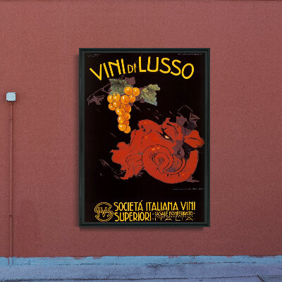 Plakat na ścianę Plakat z włoskiego wina Vini di Lusso