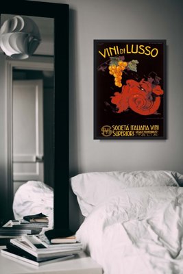 Plakat na ścianę Plakat z włoskiego wina Vini di Lusso