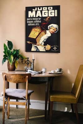 Plakat vintage Vintage sos przyprawowy Maggi Print