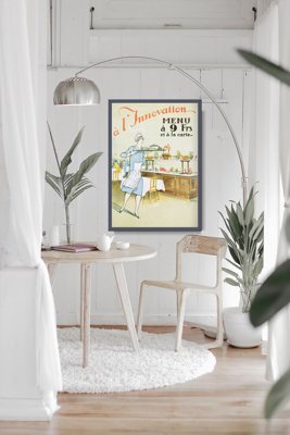 Retro plakat Restauracja L'Innovation Brussels