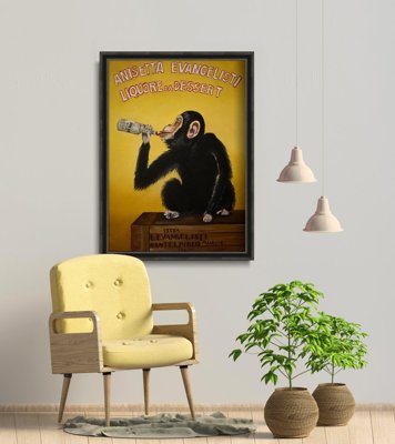 Plakat w stylu vintage Anisetta Evangelisti Liquore da Dessert