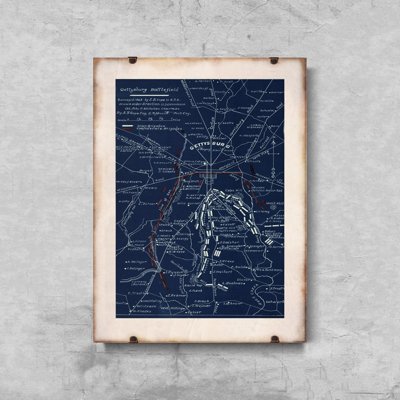 Plakat do pokoju Pole bitwy w Gettysburgu