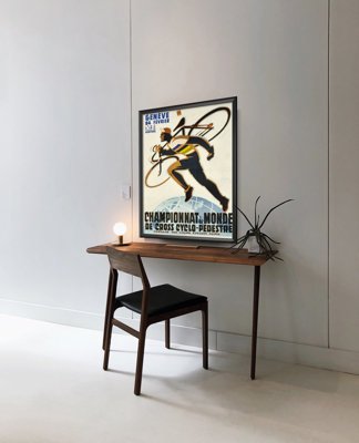 Plakat vintage do salonu Donaldson Bicycle Lithos na sezon