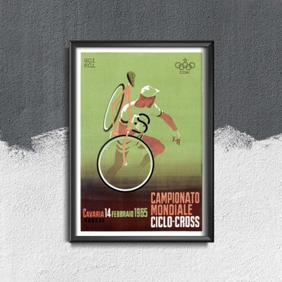 Plakat do pokoju Rower retro