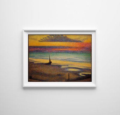 Plakat retro Plaża Georges Lemmen
