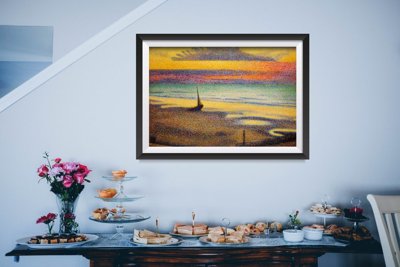 Plakat retro Plaża Georges Lemmen
