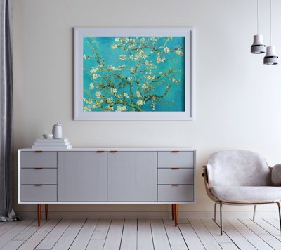 Plakat retro do salonu Almond Blossom Van Gogh