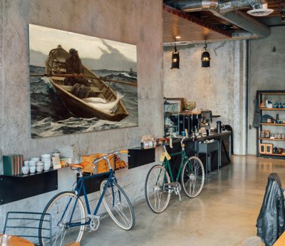Plakat retro do salonu Ostrzeżenie przed mgłą Winslow Homer