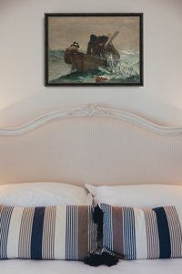 Plakat vintage do salonu Winslow Homer Siatka na ryby