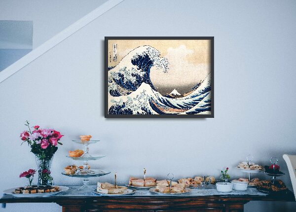 Plakat w stylu vintage Blue Fuji Katsushika Hokusai