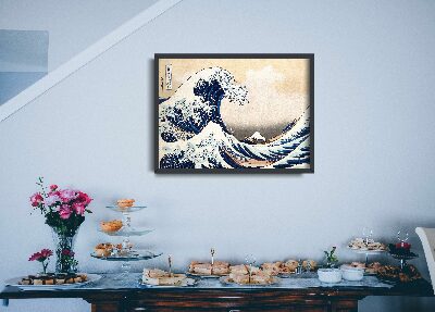 Plakat w stylu vintage Blue Fuji Katsushika Hokusai