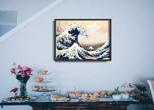 Plakat w stylu vintage Blue Fuji Katsushika Hokusai