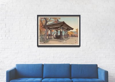 Plakatyw stylu retro Hiroshi Yoshida Ukiyo-e