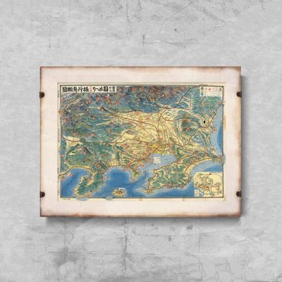 Plakat w stylu vintage Mapa Little Rock Arkansas
