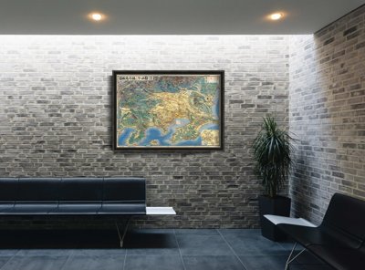 Plakat w stylu vintage Mapa Little Rock Arkansas