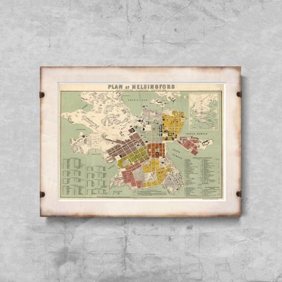 Plakat vintage Helsinki Finlandia