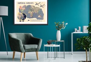 Plakat vintage Imperial Airways