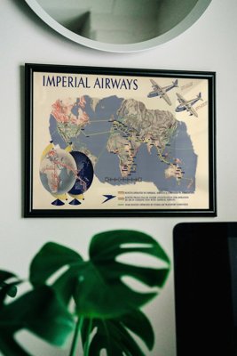 Plakat vintage Imperial Airways