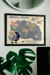 Plakat vintage Imperial Airways
