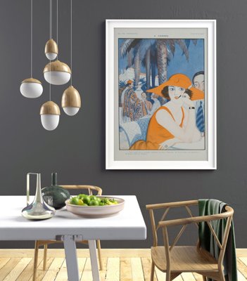 Plakat retro Okładka magazynu La Vie Parisienne