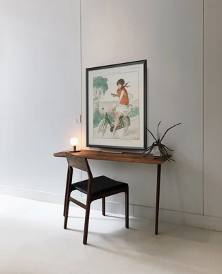 Plakat retro Ilustracja magazynu La Vie Parisienne En Roue Libre Circa