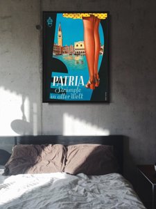 Retro plakat Reklama pończoch