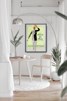 Plakat w stylu vintage Moda męska