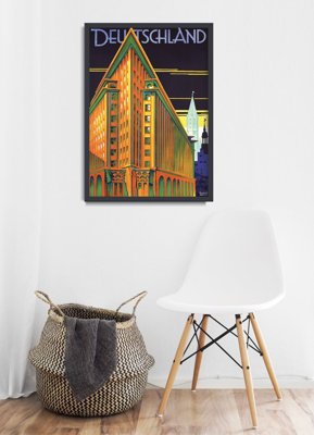 Plakat retro do salonu Niemcy